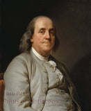 An archival premium Quality art Print of the Benjamin Franklin Portrait by Joseph Siffrein Duplessis for sale by Brandywine General Store