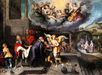 An archival premium Quality art Print of Return of the Prodigal Son by Simon de Vos for sale by Brandywine General Store