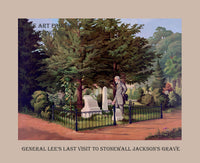 An archival premium Quality Art Print of General Lee's Last Visit to Stonewall Jackson's Grave by A. J. Volck for sale by Brandywine General Store