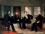 An archival premium Quality art Print of The Peacemakers by George Peter Alexander Healy for sale by Brandywine General Store