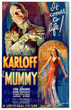 The Mummy Movie Poster starring Boris Karloff