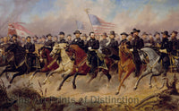 An archival premium Quality Art Print of Grant and his Generals by Ole Peter Hansen Balling for sale by Brandywine General Store