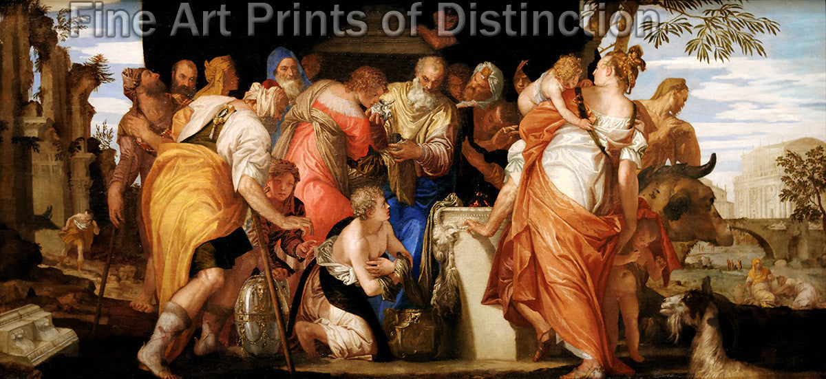 An archival premium Quality Art Print of The Anointing of David by Paolo Veronese for sale by Brandywine General Store