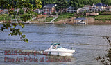 Boating on the Kanawha River in Charleston West Virginia Art Print