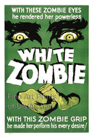 White Zombie Movie Poster starring Bela Lugosi