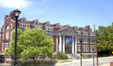 Colson Hall at WVU with Street Lamps