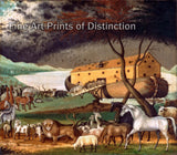An archival premium Quality Art Print of Noah's Ark by Edward Hicks for sale by Brandywine General Store