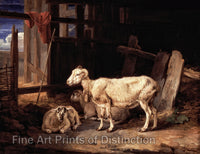 An archival premium Quality Art Print of A Heath Ewe painted by famous British animal artist, James Ward in 1810 for sale by Brandywine General Store