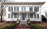 An archival premium Quality Art Print of Southern White House in Montgomery AL for sale by Brandywine General Store
