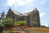 Stewart Hall with New Rock Wall