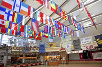 Mountainlair Country Flags in the Dining Hall