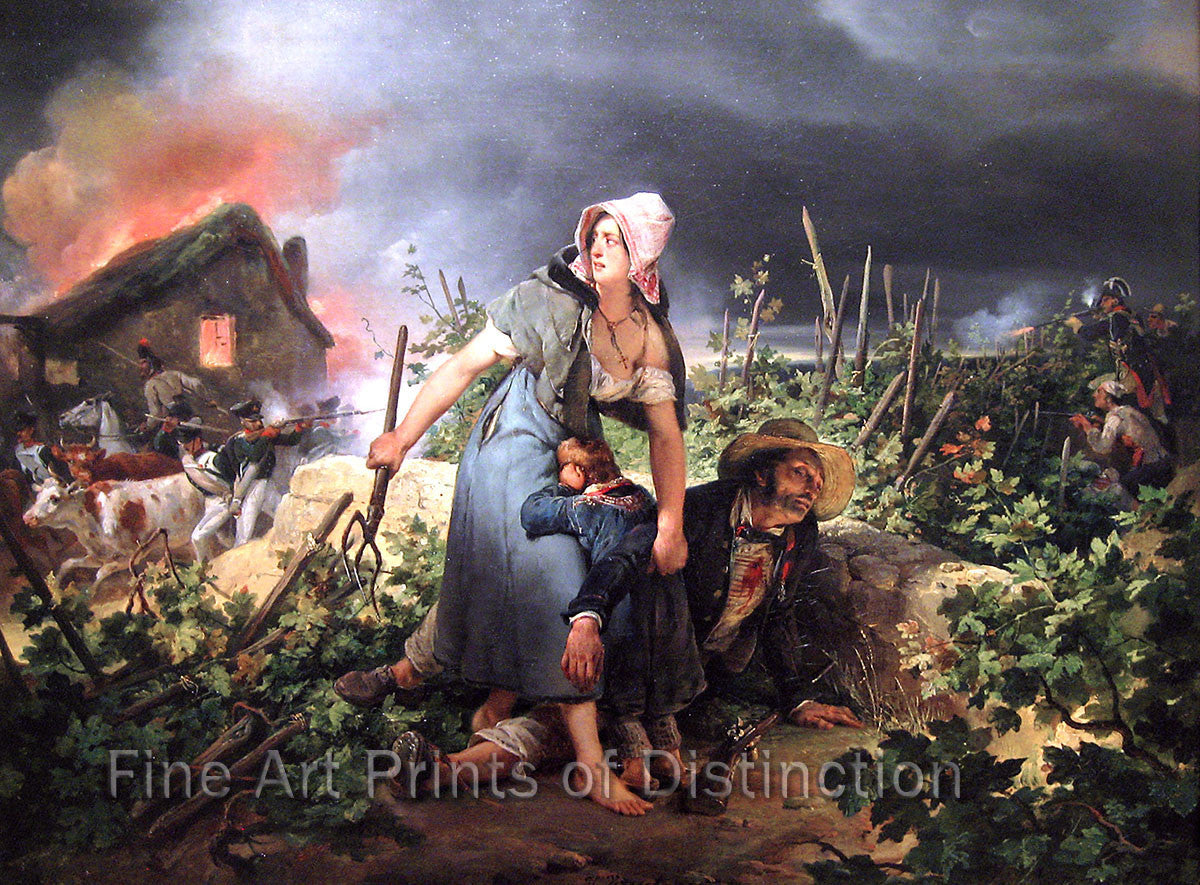 An archival premium Quality Print of Scene of the French Campaign by Emile Jean Horace Vernet for sale by Brandywine General Store