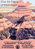 Grand Canyon National Park Tourism Poster
