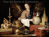 An archival premium Quality art Print of the Allegory of Vanity by Antonio de Pereda for sale by Brandywine General Store