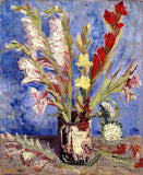 An archival premium Quality art Print of Chinese Asters and Gladiolis painted by Van Gogh in 1886 for sale by Brandywine General Store