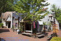 An archival premium Quality art Print of The Shops in Pin Oak Plaza at Gatlinburg Tennessee for sale by Brandywine General Store