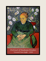 An archival premium Quality art poster of Portrait of Madame Roulin painted by Vincent Van Gogh in 1888 for sale by Brandywine General Store