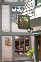 An archival premium Quality art Print of The Day Hiker Trade Sign in Downtown Gatlinburg Tennessee for sale by Brandywine General Store.