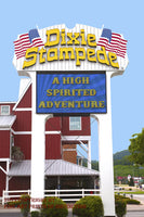 An archival premium Quality art Print of A High Spirited Adventure at Dolly Parton's Country Stampede in Pigeon Forge Tennessee for sale by Brandywine General Store