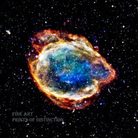 An archival premium Quality Art Print of a Supernova Remnant in the Milky Way Galaxy around 16,000 light years from Earth for sale by Brandywine General Store