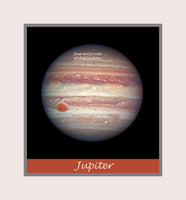 Premium Poster of A Close Up Photograph of Jupiter as seen from the Hubble Space Telescope