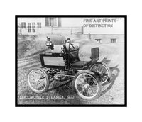 1900 Locomobile Steamer Antique Automobile Print