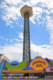 An archival premium Quality art Print of The Arcadia Space Needle in Gatlinburg Tennessee for sale by Brandywine General Store