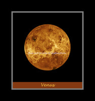 Venus the 2nd planet in the solar system premium poster