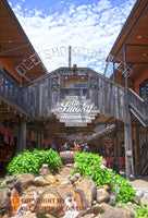 An archival premium Quality Art Print of Band Playing in Ole Smokey Hollow for sale by Brandywine General Store