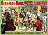 Ringling Brothers Joan Of Arc Circus Poster from 1912