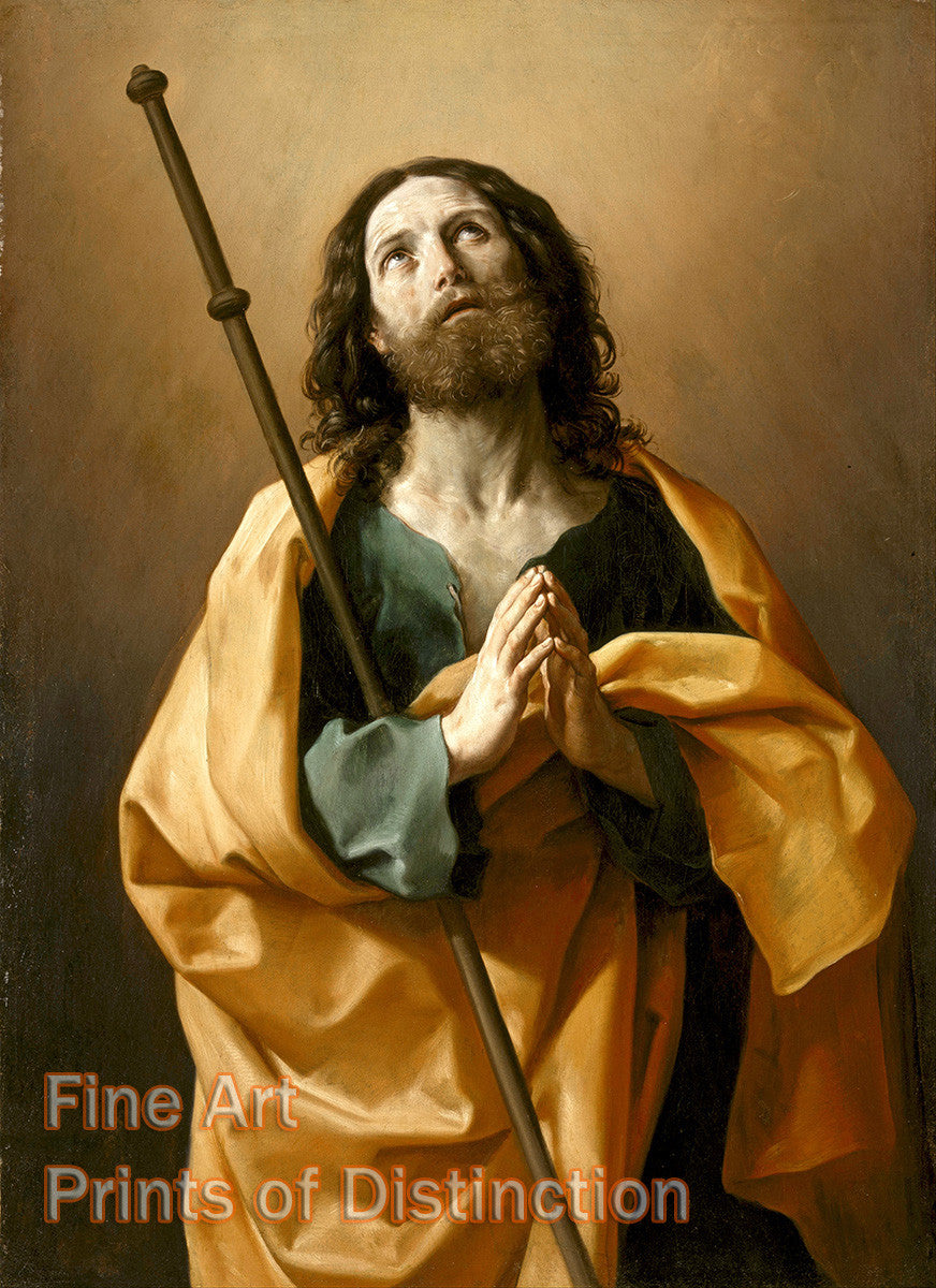An archival premium Quality art Print of Saint James the Greater by Guido Reni for sale by Brandywine General Store