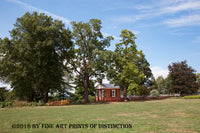 North Pavailion and Lawn at Monticello Art Print