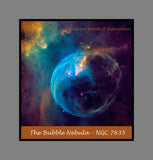 A premium Quality Poster of the Bubble Nebula or NGC 7635 for sale by Brandywine General Store