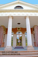 Eastern Entrance to Monticello with Thomas Jefferson's Great Clock
