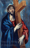 An archival premium Quality Art Print of Christ Carrying the Cross by El Greco for sale by Brandywine General Store