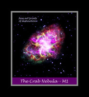 The Crab Nebula m1 premium poster