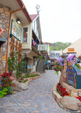 An archival premium Quality Art Print of The Shops at Baskins Square in Gatlinburg, Tennessee for sale by Brandywine General Store