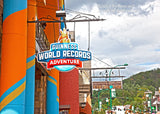 An archival premium Quality Art Print of the Guinness World Record Street Sign at Gatlinburg Tennessee for sale by Brandywine General Store