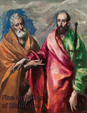An archival premium Quality art Print of The Apostles Peter and Paul by El Greco for sale by Brandywine General Store