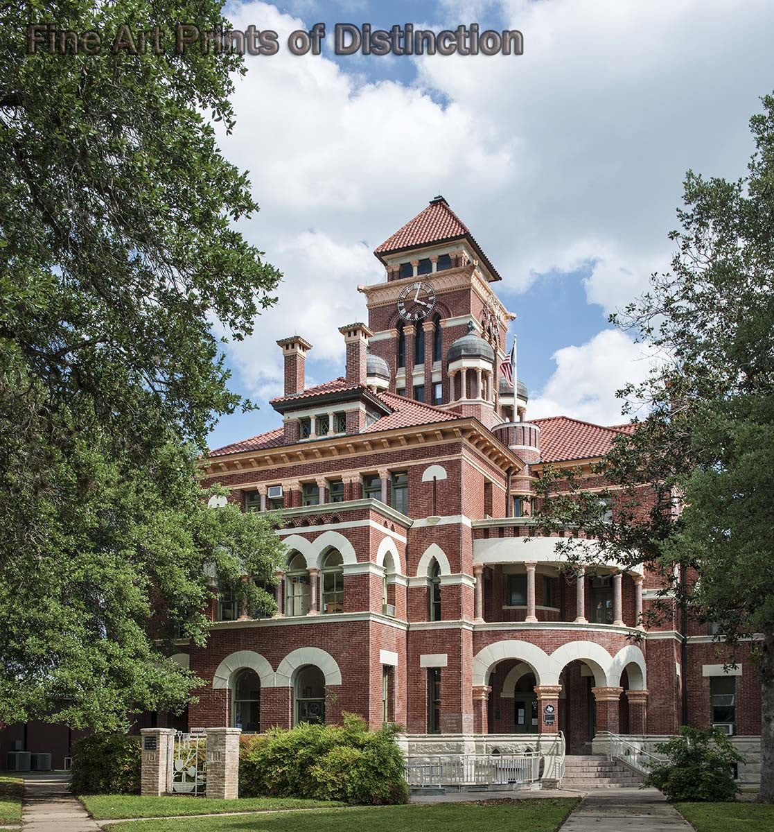 Gonzales County Courthouse Art Print