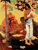 The Month of Mary or Te Avae No Maria painted by Paul Gauguin