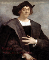 Portrait of a Man, Said to be Christopher Columbus painted by Sebastiano del Piombo