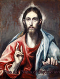 Christ Blessing by El Greco