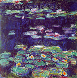 An archival premium Quality art Print of White and Yellow Water Lilies by Claude Monet for sale by Brandywine General Store