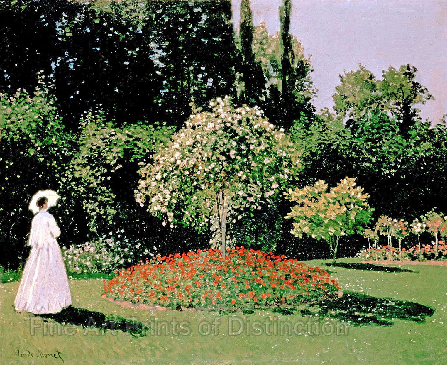 Monet, Claude - Woman in the Garden Fine Art Print | Brandywine General Store Monet, Claude - Woman in the Garden Fine Art Print | Brandywine General Store