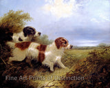 An archival premium quality art print of Two Terriers painted by Edward Armfield for sale by Brandywine General Store