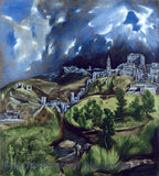 A View of Toledo by El Greco Art Print