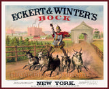 Eckert and Winters Bock Beer Advertising Print