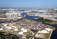Houston Ship Channel and Fuel Facilities Art Print