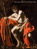 John the Baptist in the Wilderness painted by the Italian artist Caravaggio in 1605